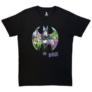 Batman Unisex Adult Batman & Co T-Shirt / Black